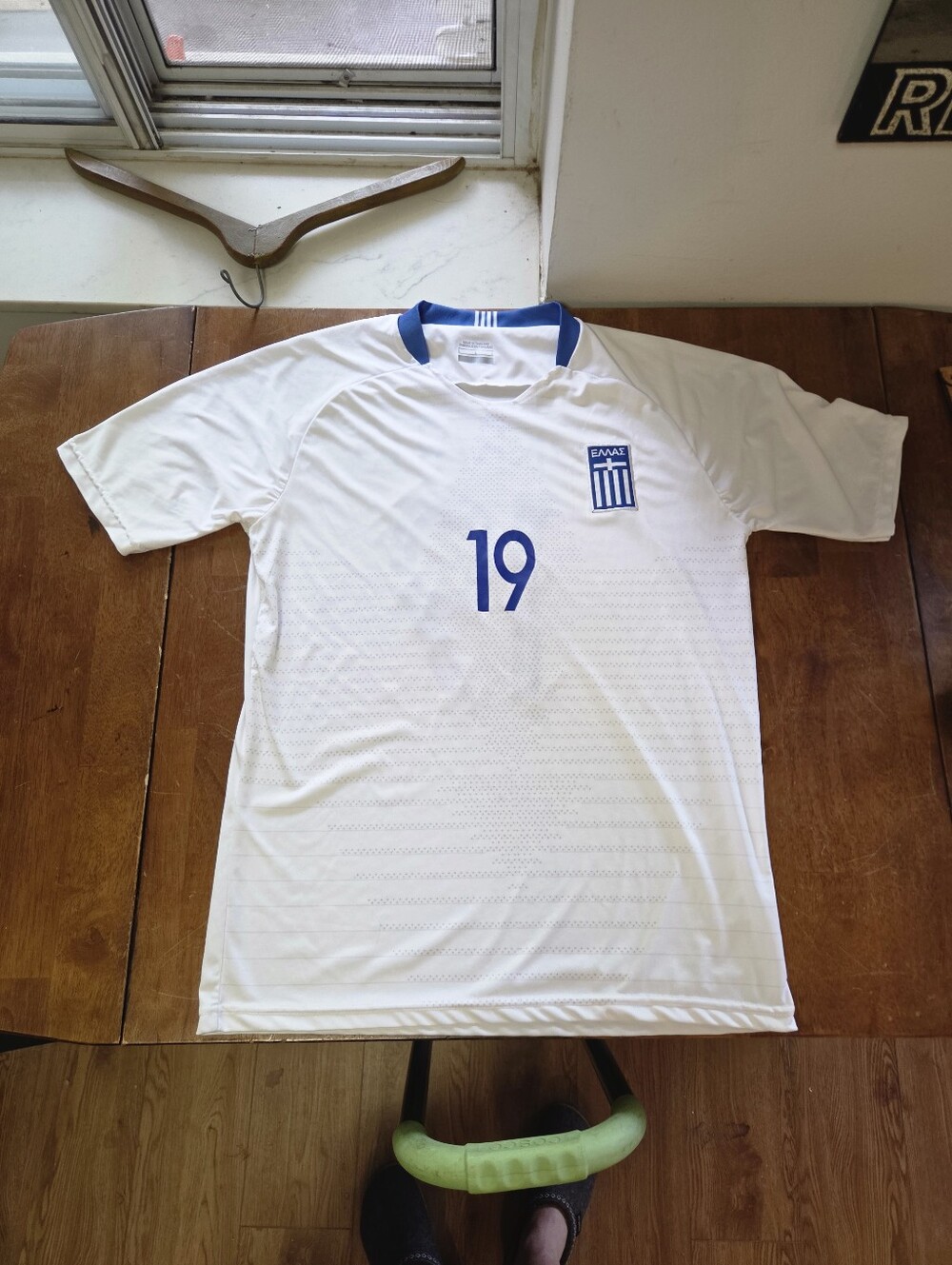 Nike Greece 2018 Home Soccer Jersey Sokratis #19 Men's mens large